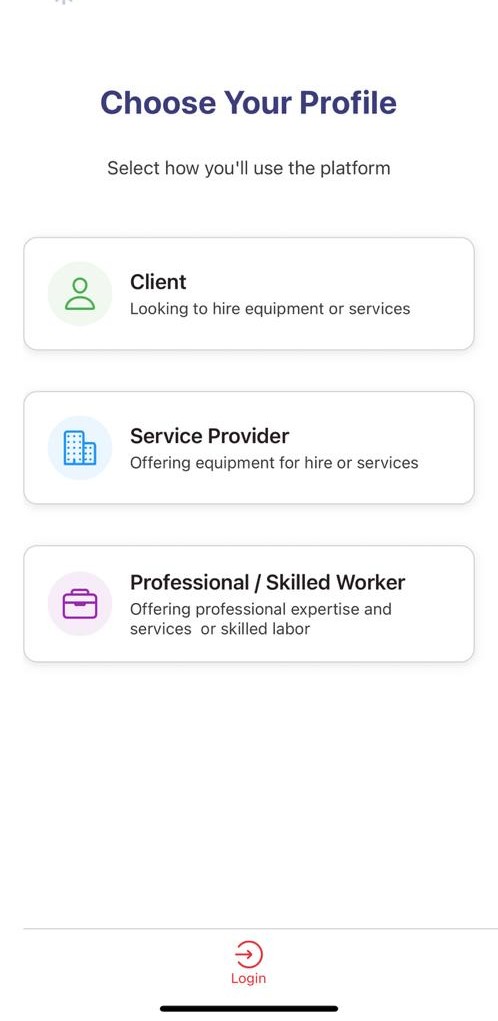 App Screenshot 3: Equipment Rentals